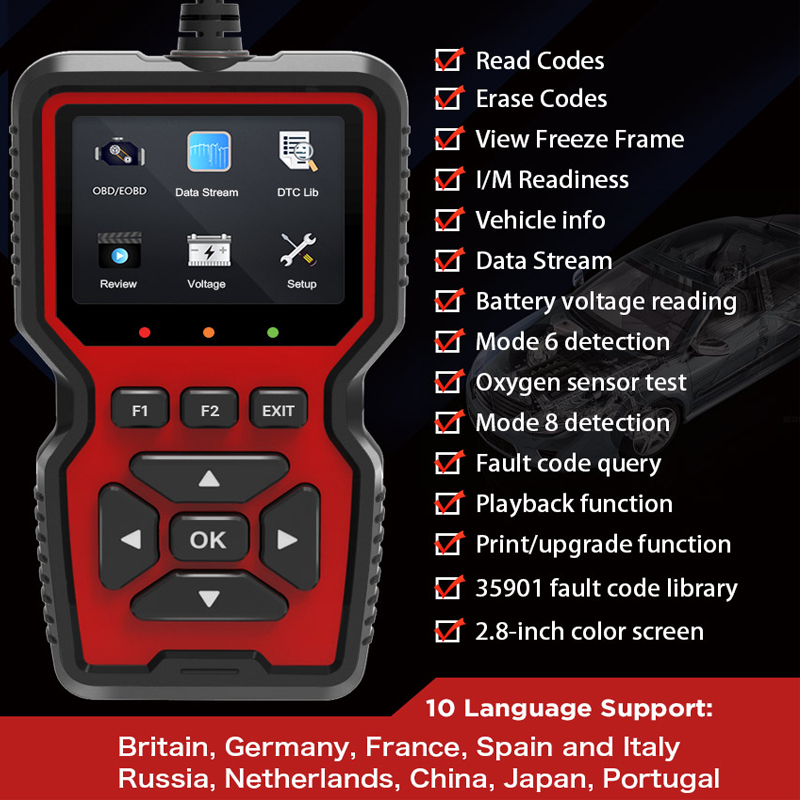 V519 OBDII Code Reader Car Dia - Car Diagnostic Tool review and price