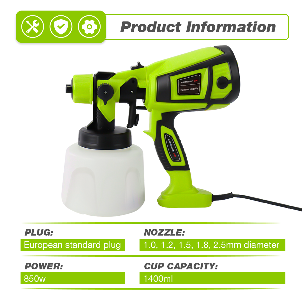 850W Electric Paint Spray Gun  - Heat Gun Paint Strip review and price