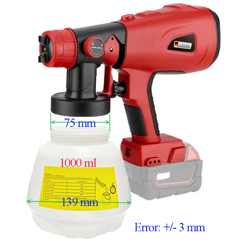 1000ml Electric Wireless Spray - Heat Gun Paint Strip review and price